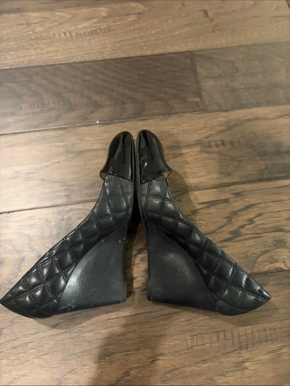Tory Burch Claremont Wedge Heel Pumps Sz 7.5